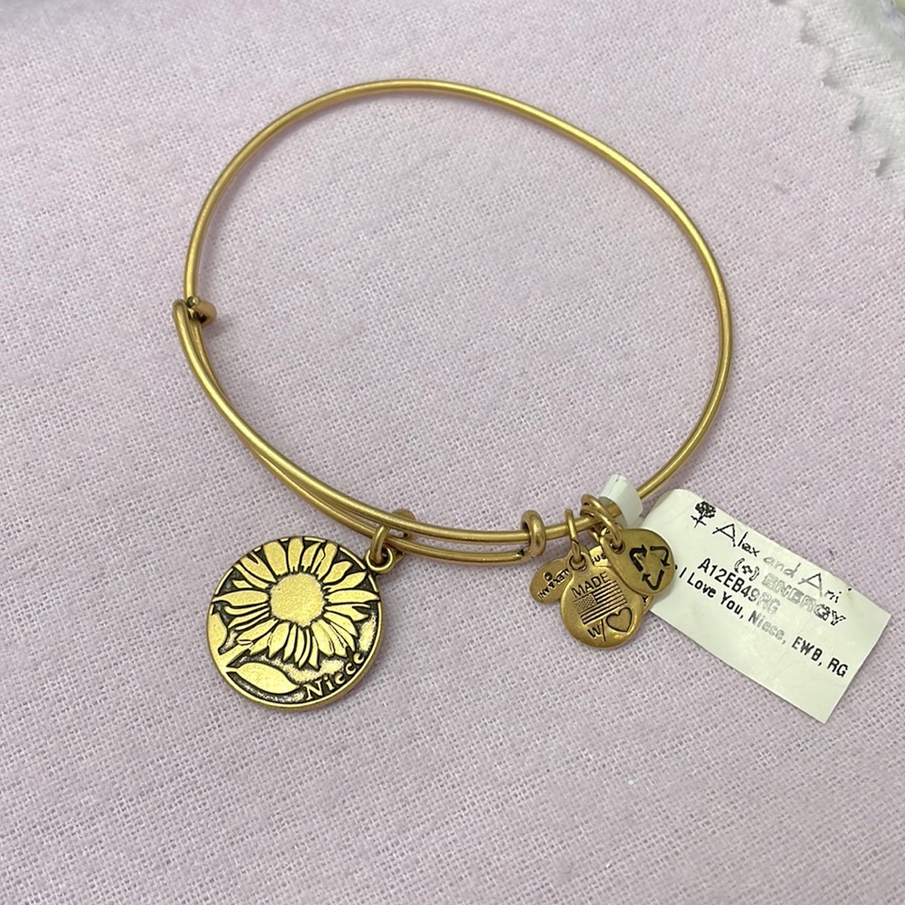 Alex and Ani Gold Niece Bracelet